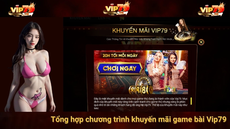 Tổng hợp chương trình khuyến mãi game bài Vip79 hấp dẫn nhất