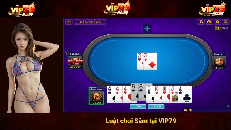 Luật chơi Sâm tại VIP79
