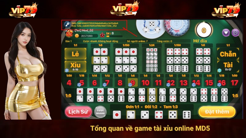 Tổng quan về game tài xỉu online MD5