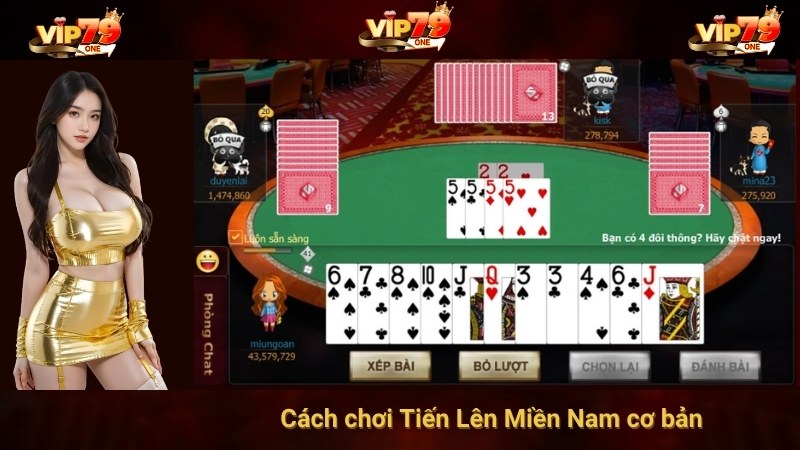 Cách chơi Tiến Lên Miền Nam cơ bản
