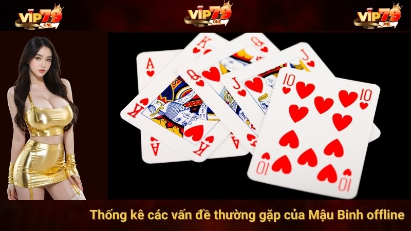 VIP79: 5 Vấn Đề Thường Gặp Khi Chơi Mậu Binh Offline 2 Thống kê các vấn đề thường gặp của Mậu Binh offline