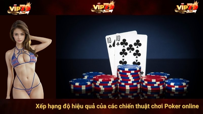 Xếp hạng độ hiệu quả của các chiến thuật chơi Poker online 
