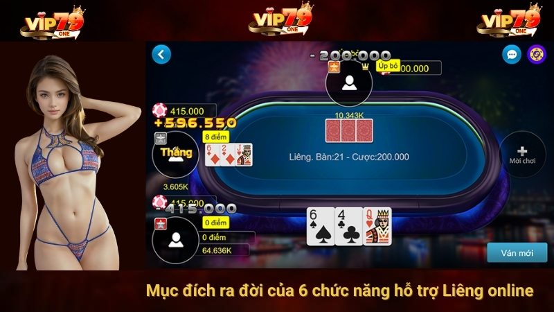 6 Chức Năng Của Liêng Online Chỉ Có Tại Game Bài VIP79 4 Mục đích ra đời của 6 chức năng hỗ trợ Liêng online