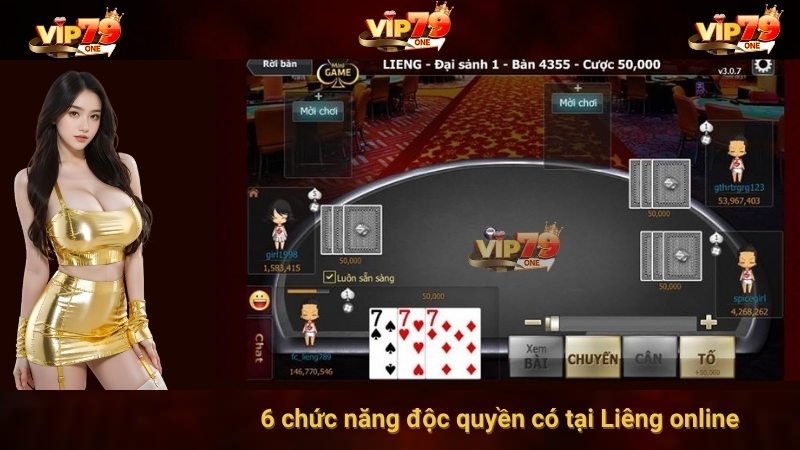 6 Chức Năng Của Liêng Online Chỉ Có Tại Game Bài VIP79 3 6 chức năng độc quyền có tại Liêng online